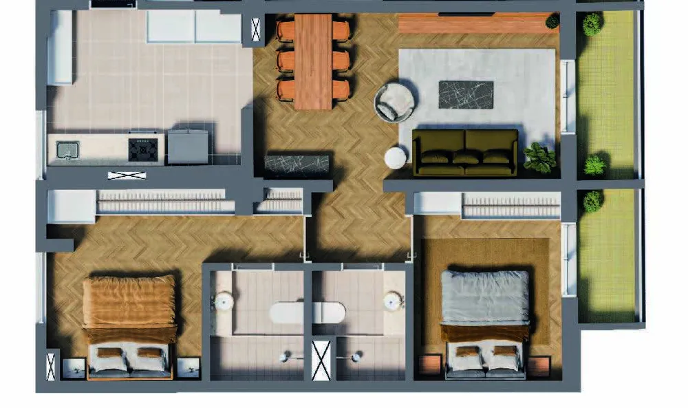 Apartamento, 1 quarto, 91 m² - Foto 15