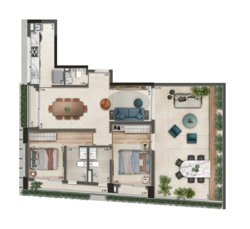 Apartamento, 2 quartos, 89 m² - Foto 11