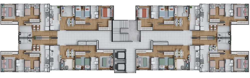 Apartamento, 2 quartos, 43 m² - Foto 14