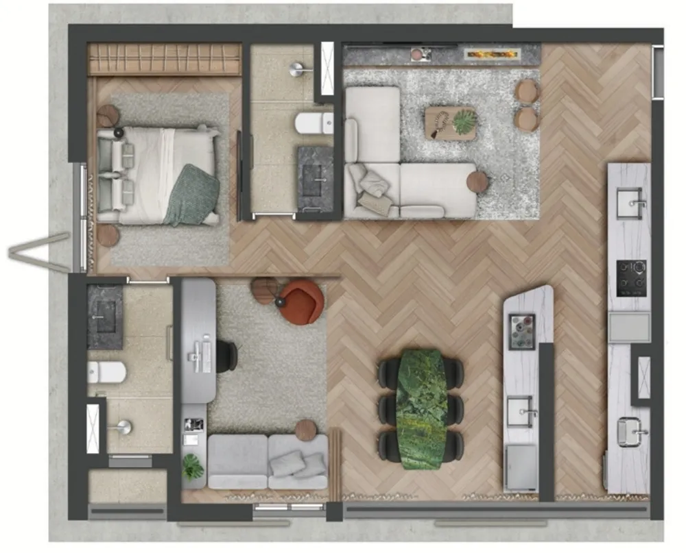 Apartamento, 2 quartos, 102 m² - Foto 7