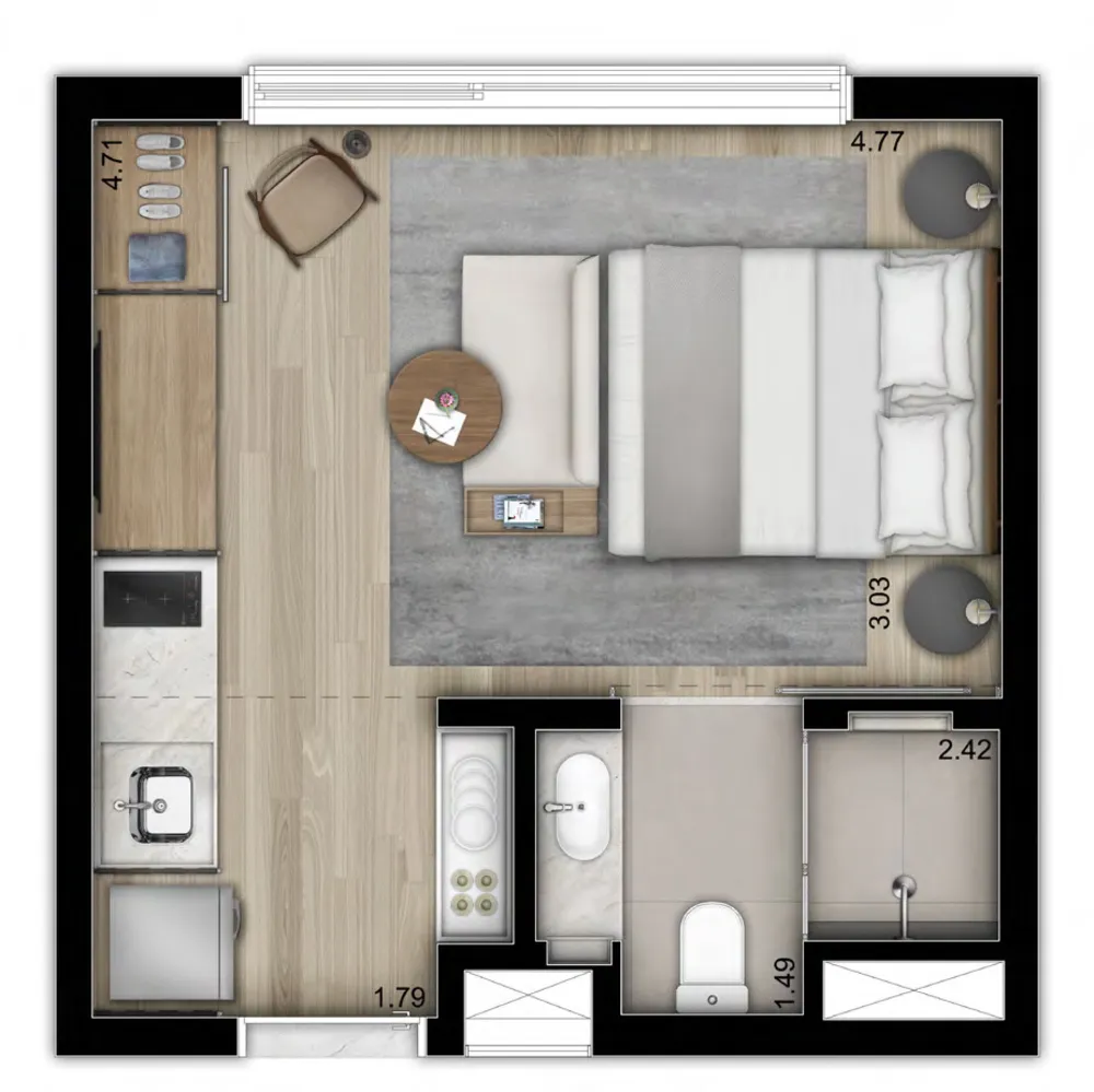 Apartamento, 2 quartos, 71 m² - Foto 12