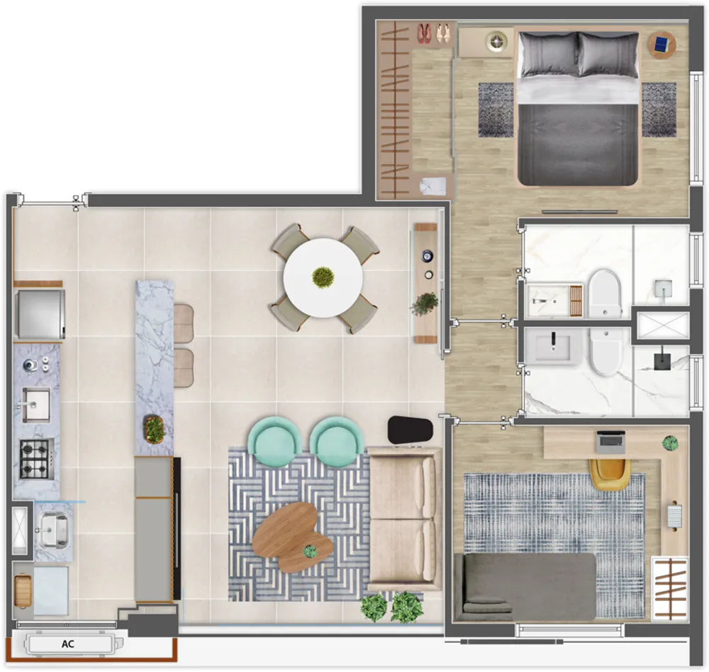 Apartamento, 2 quartos, 68 m² - Foto 12