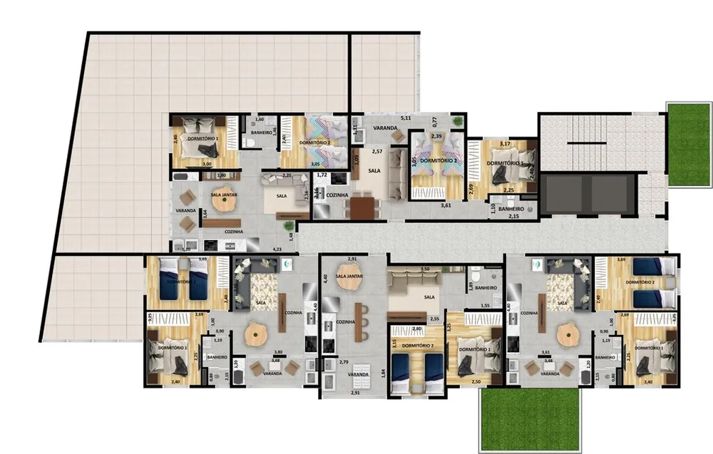 Apartamento, 2 quartos, 44 m² - Foto 9