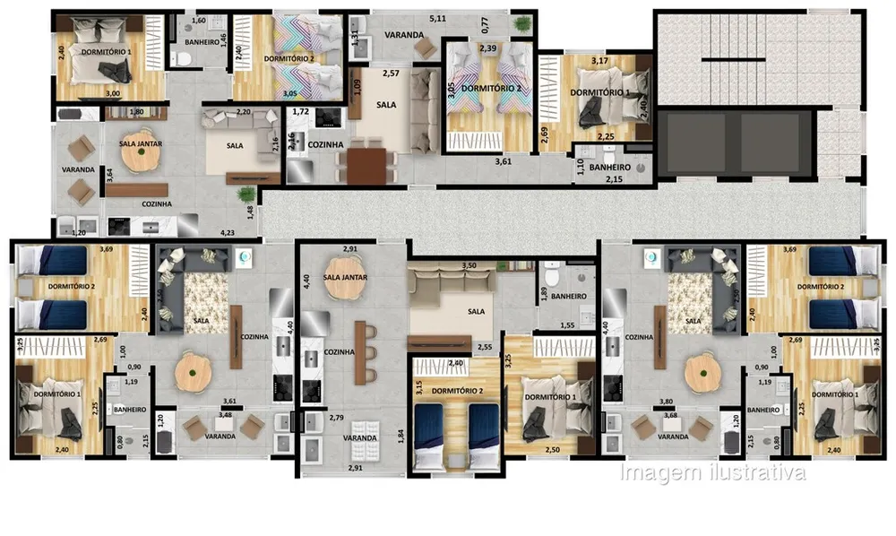 Apartamento, 2 quartos, 44 m² - Foto 11