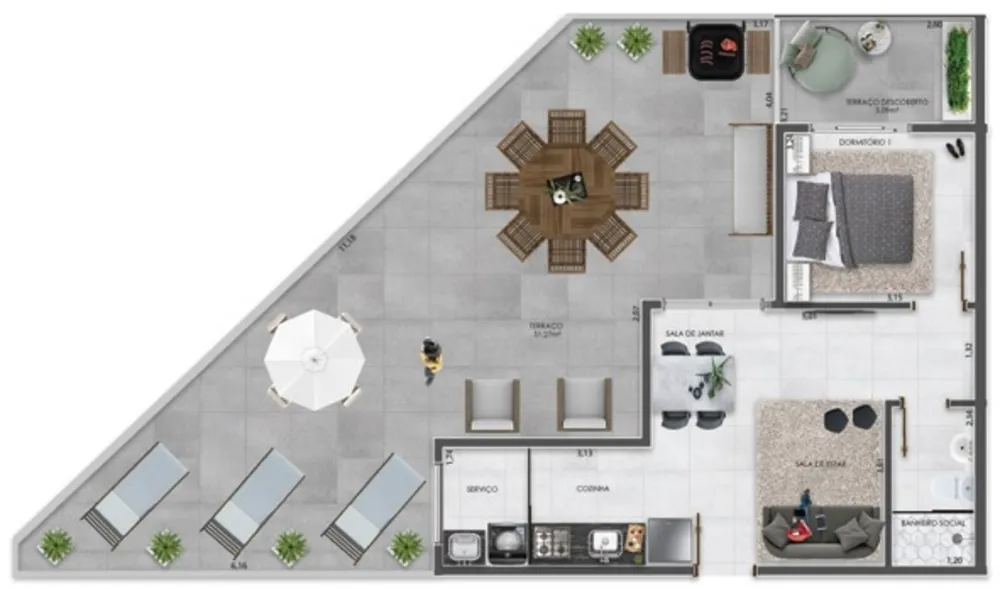 Apartamento, 2 quartos, 94 m² - Foto 7