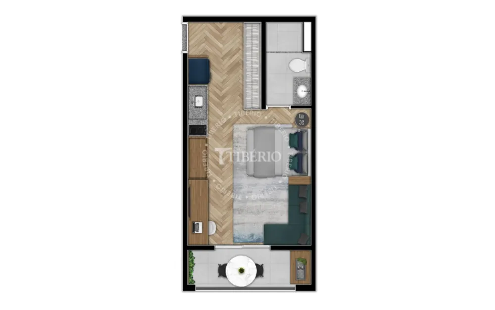 Apartamento, 1 quarto, 24 m² - Foto 7