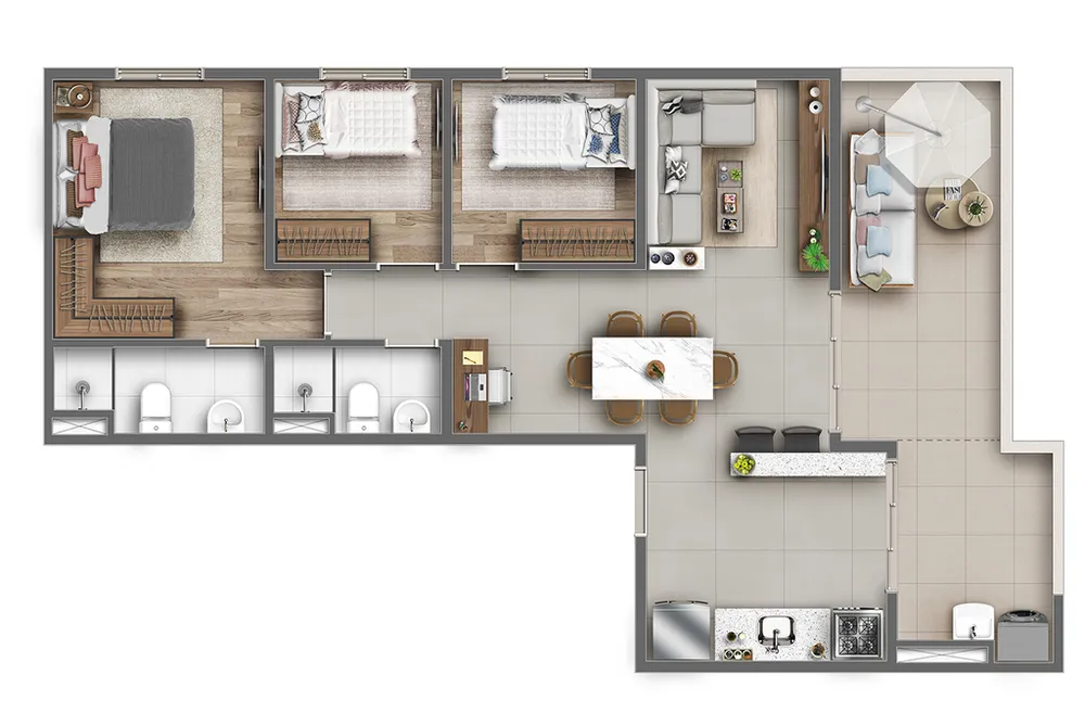 Apartamento, 1 quarto, 41 m² - Foto 14