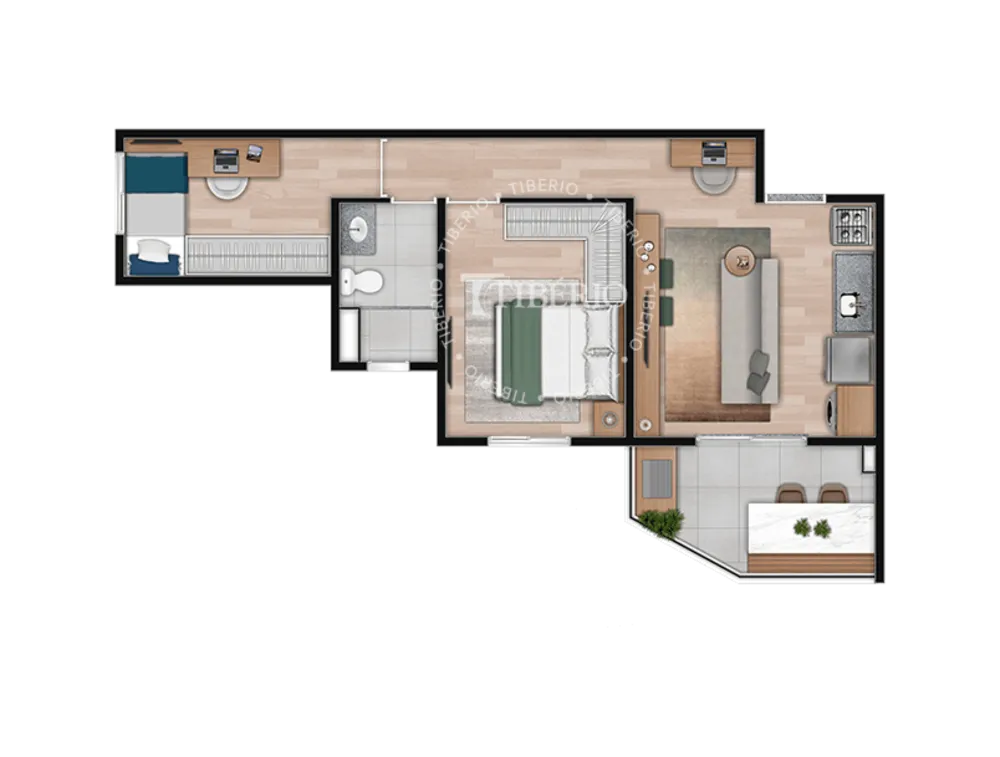 Apartamento, 3 quartos, 76 m² - Foto 1