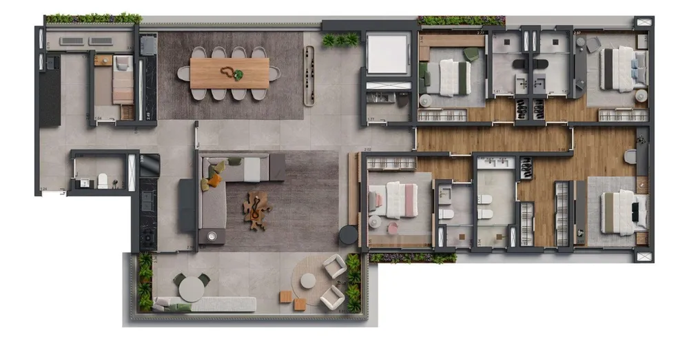 Apartamento, 3 quartos, 198 m² - Foto 9