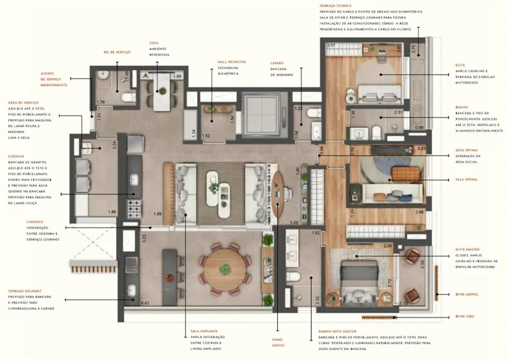 Apartamento, 3 quartos, 169 m² - Foto 14