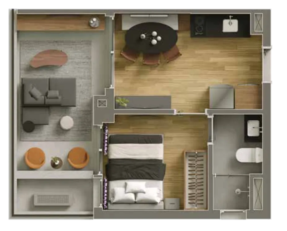 Apartamento, 1 quarto, 25 m² - Foto 11