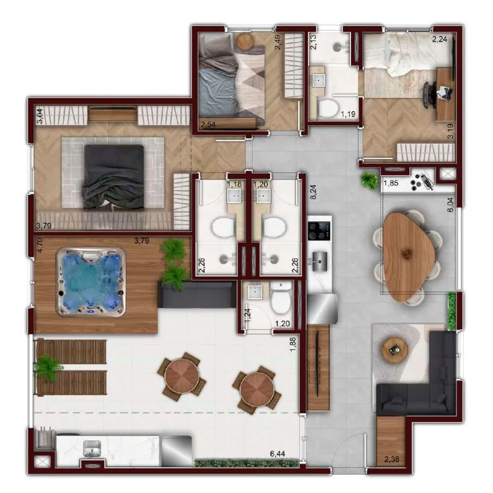 Apartamento, 2 quartos, 48 m² - Foto 16