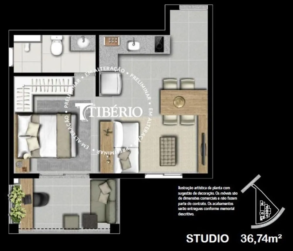 Apartamento, 1 quarto, 30 m² - Foto 15
