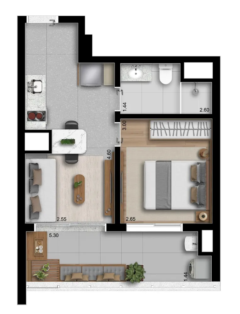 Apartamento, 2 quartos, 78 m² - Foto 6