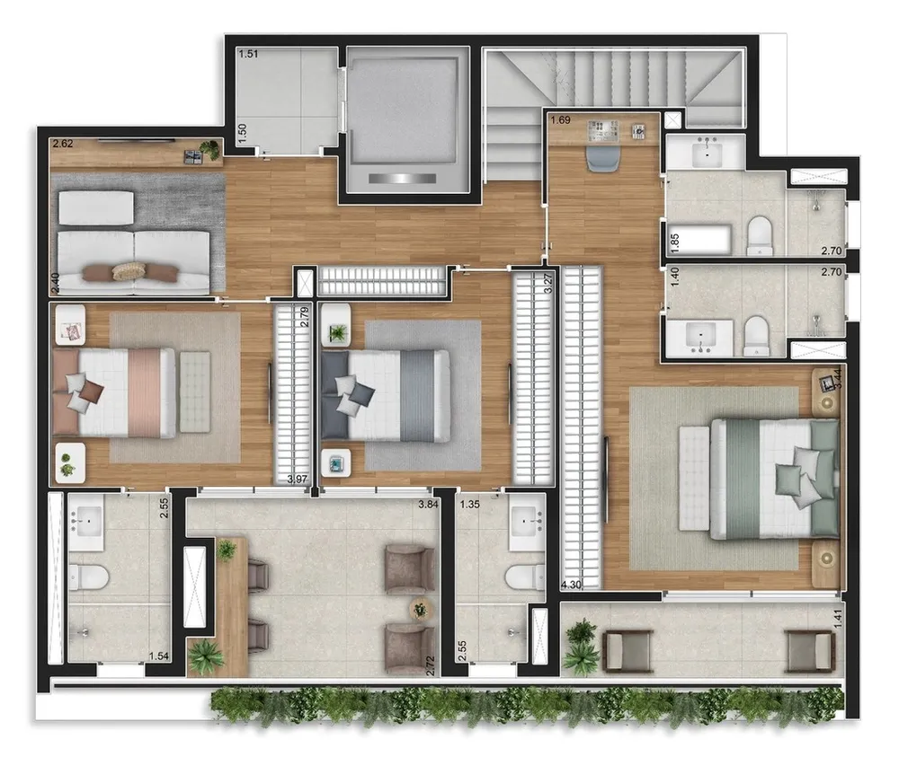 Apartamento, 3 quartos, 167 m² - Foto 8