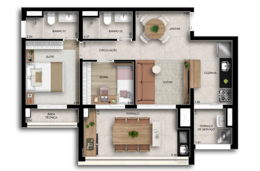 Cobertura, 2 quartos, 140 m² - Foto 16