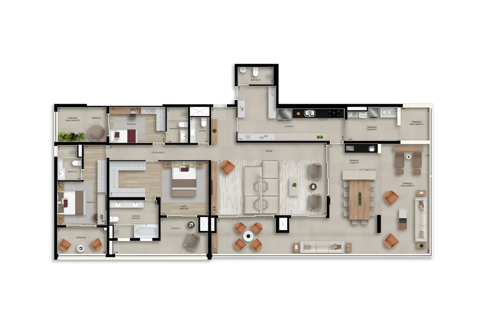 Cobertura, 3 quartos, 267 m² - Foto 15