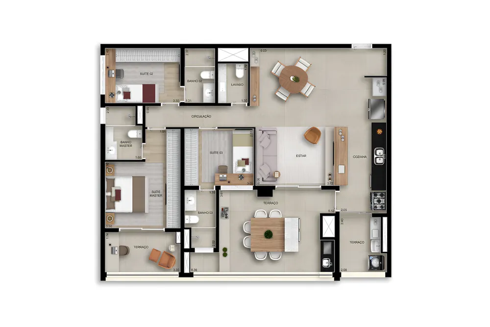 Cobertura, 3 quartos, 267 m² - Foto 13