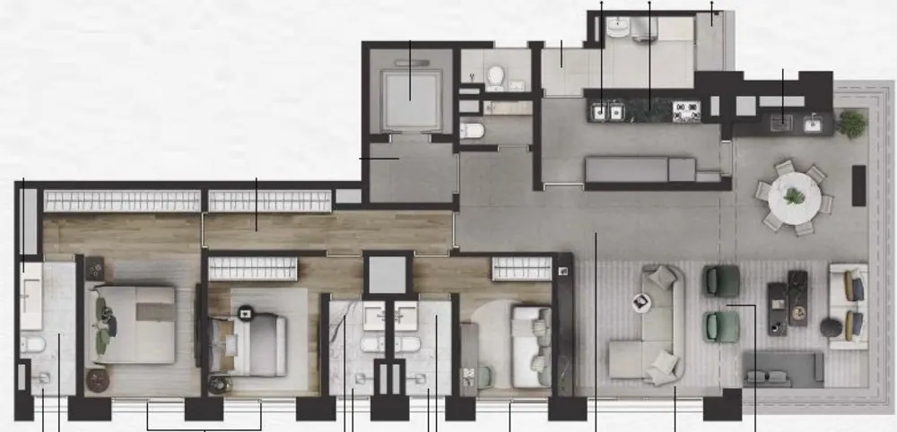 Apartamento, 3 quartos, 348 m² - Foto 9