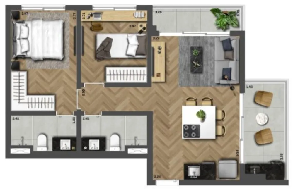 Apartamento, 3 quartos, 85 m² - Foto 8