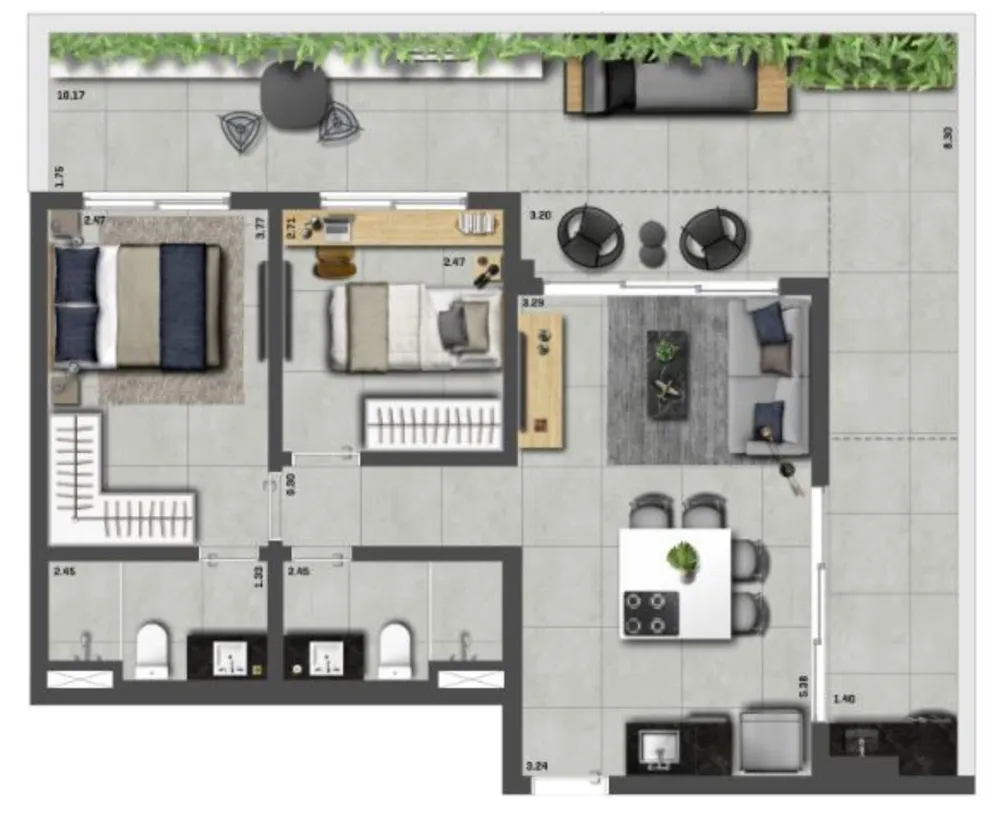 Apartamento, 3 quartos, 85 m² - Foto 9
