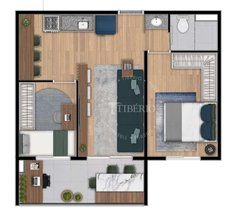 Apartamento, 2 quartos, 47 m² - Foto 15