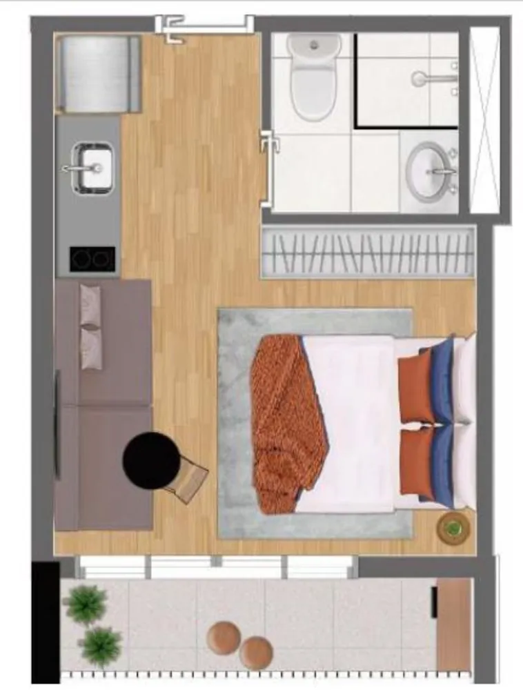 Apartamento, 2 quartos, 46 m² - Foto 11