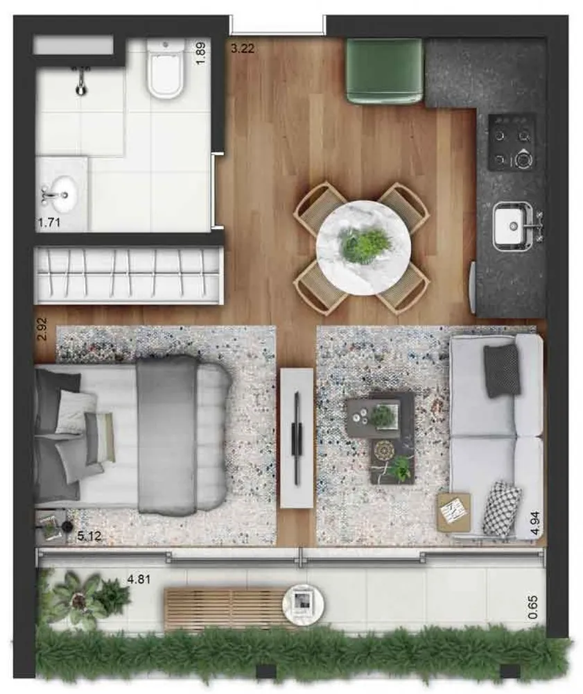 Apartamento, 2 quartos, 63 m² - Foto 11