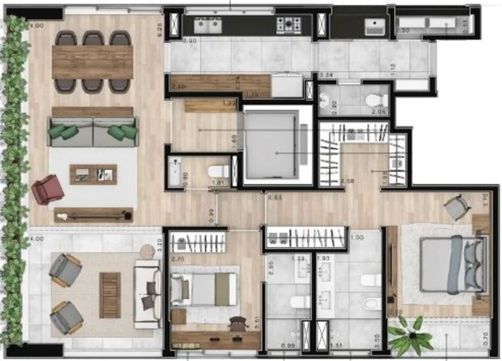 Apartamento, 2 quartos, 167 m² - Foto 7