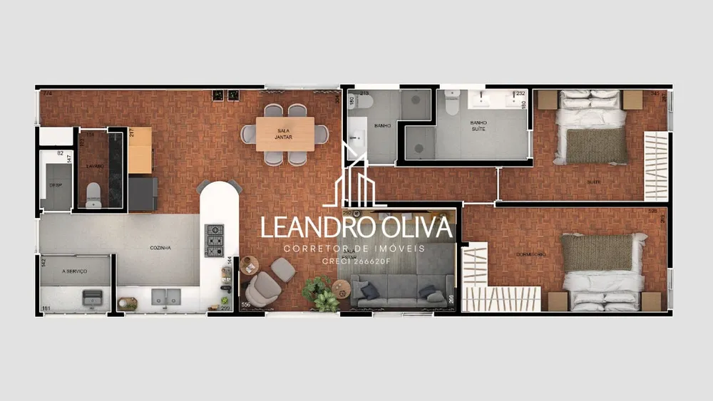 Apartamento, 2 quartos, 108 m² - Foto 3