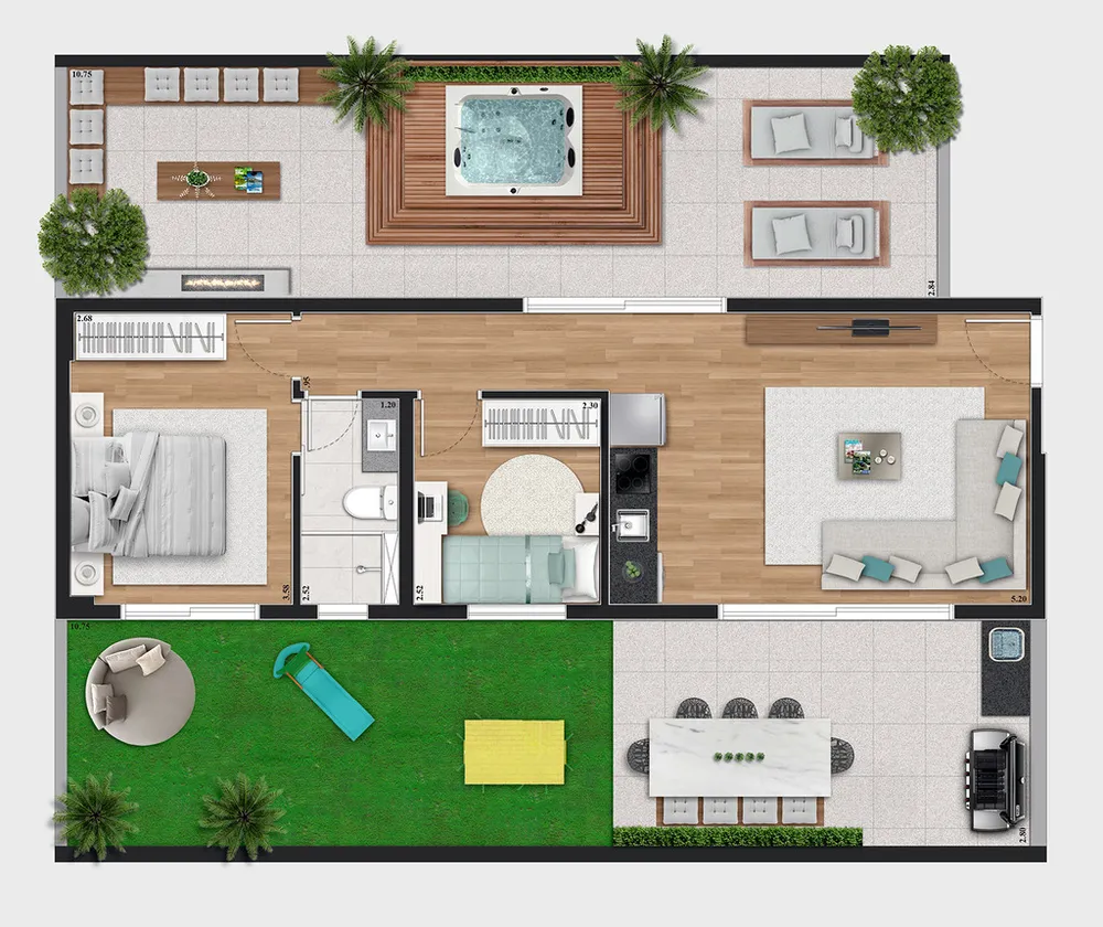 Apartamento, 1 quarto, 32 m² - Foto 6