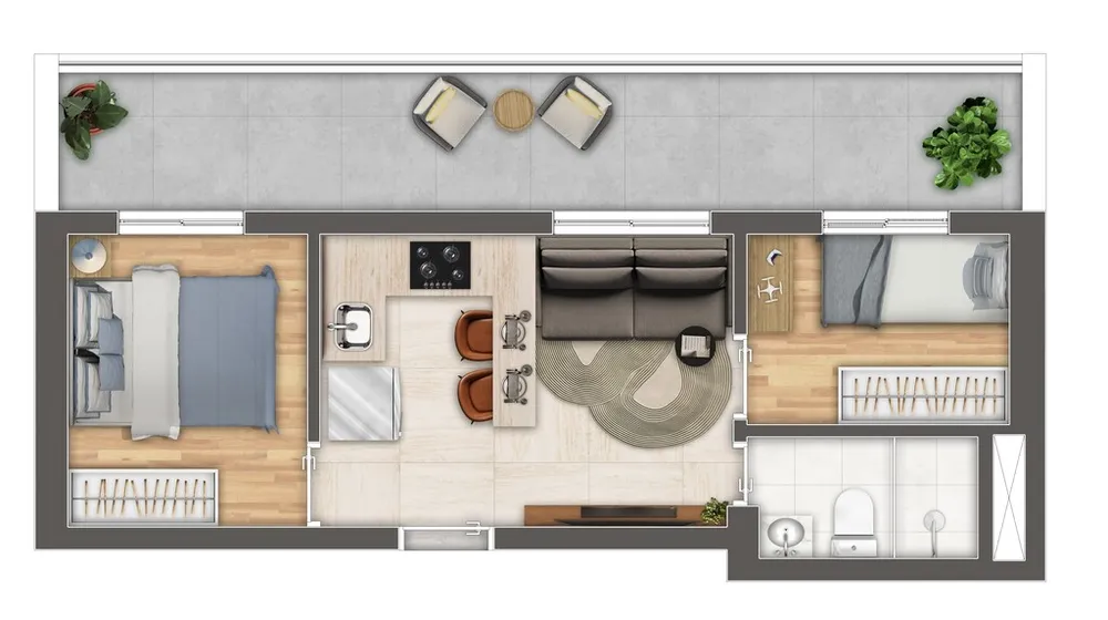 Apartamento, 2 quartos, 39 m² - Foto 15