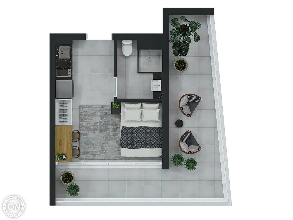 Apartamento, 1 quarto, 47 m² - Foto 4