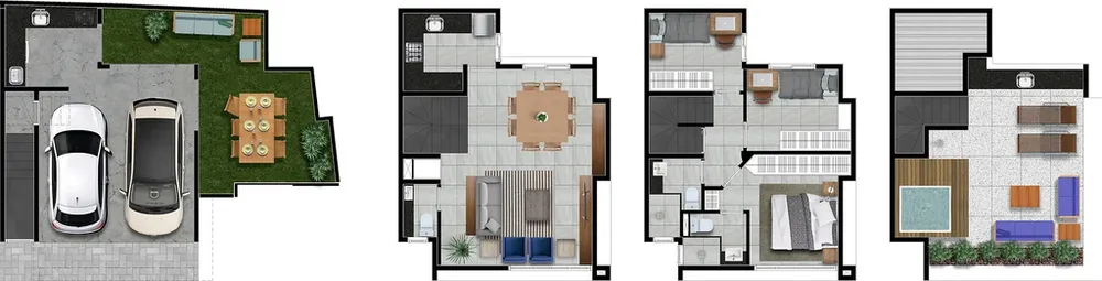 Casa de Condomínio, 3 quartos - Foto 12