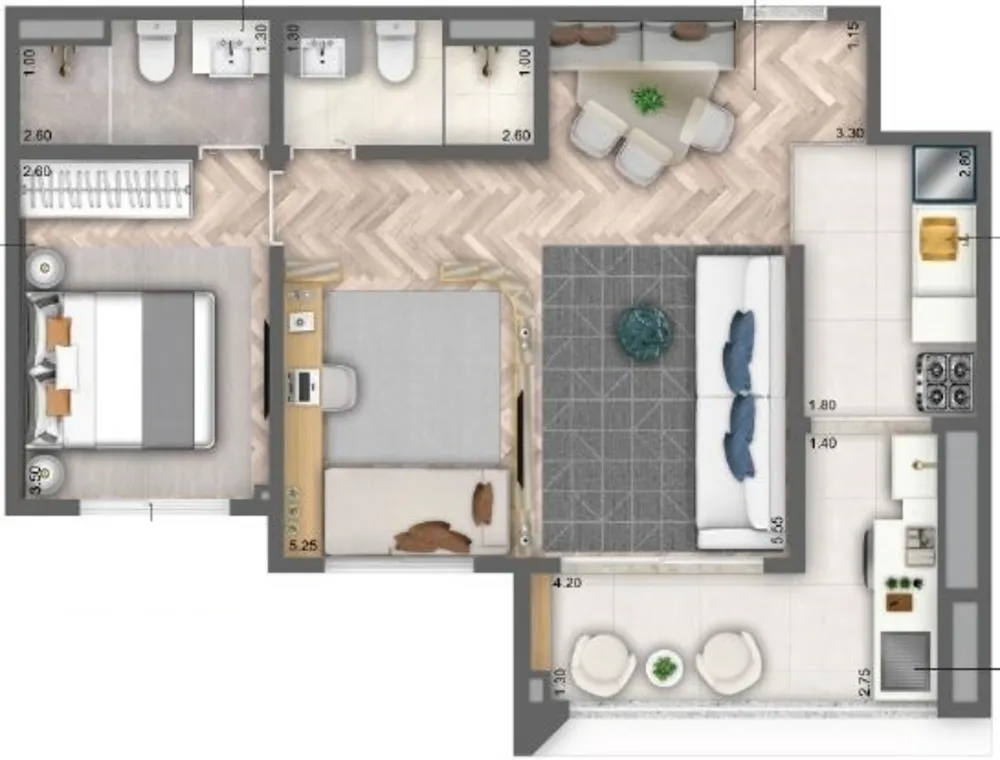 Apartamento, 3 quartos, 89 m² - Foto 10