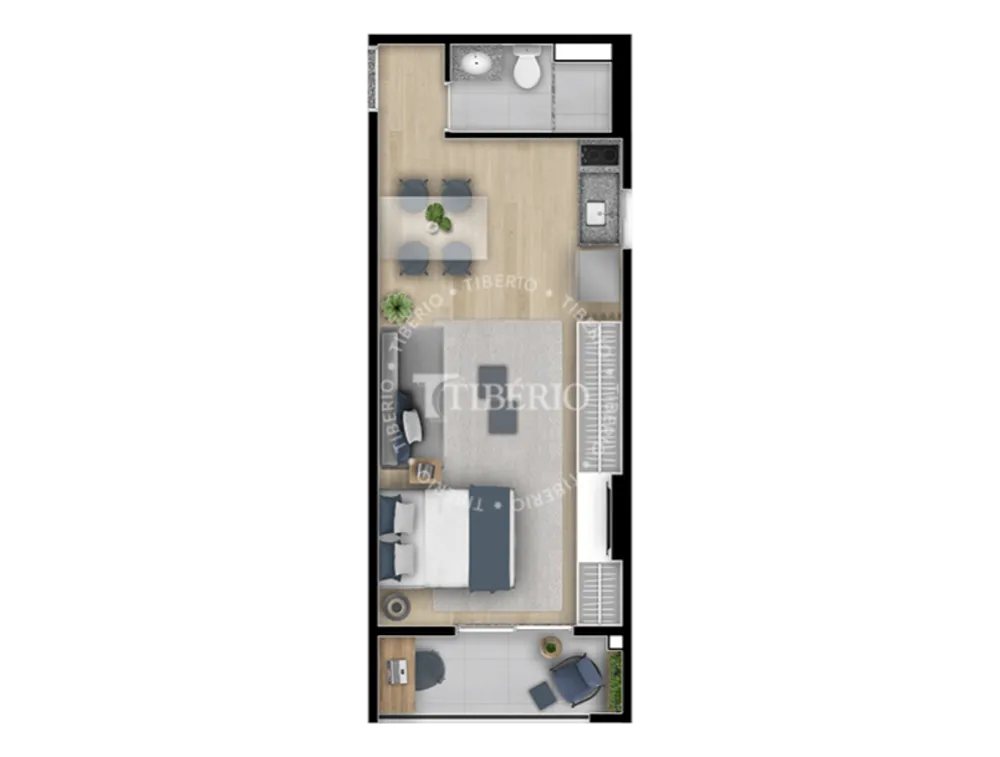 Apartamento, 1 quarto, 43 m² - Foto 7