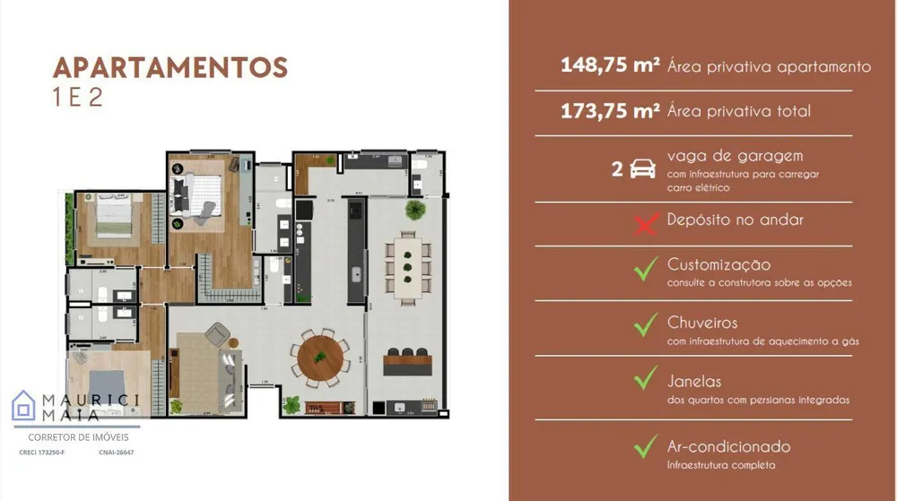 Apartamento, 3 quartos, 154 m² - Foto 7