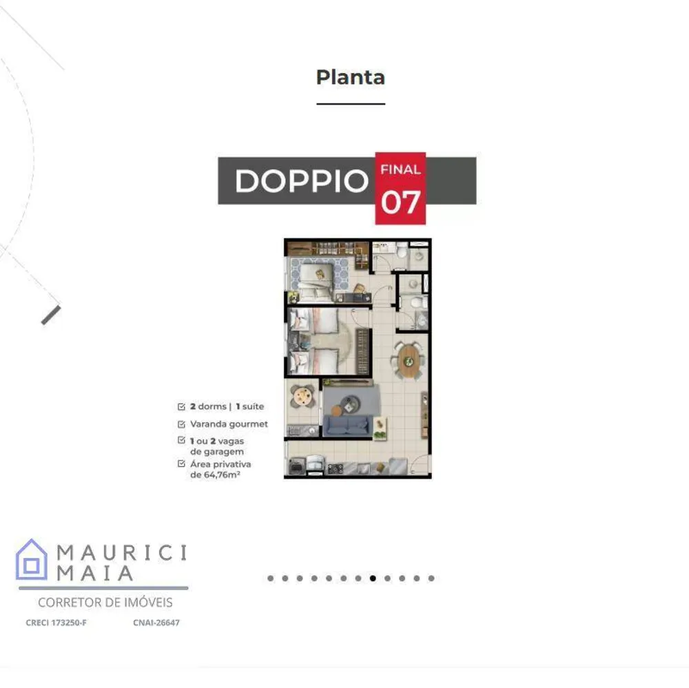 Apartamento, 1 quarto, 44 m² - Foto 9