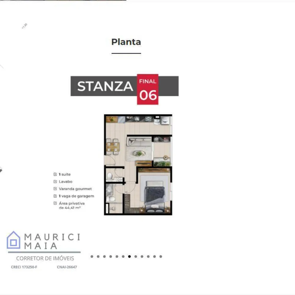 Apartamento, 1 quarto, 44 m² - Foto 7
