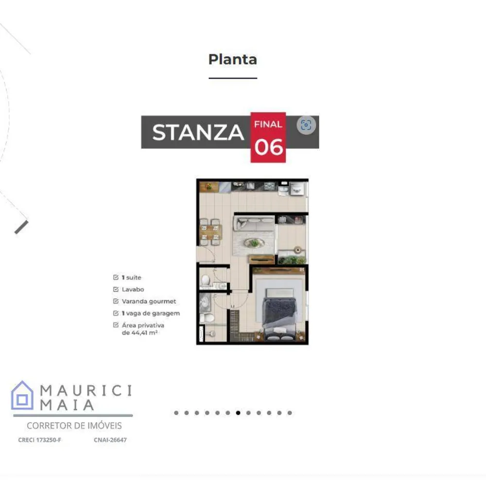 Apartamento, 1 quarto, 44 m² - Foto 8