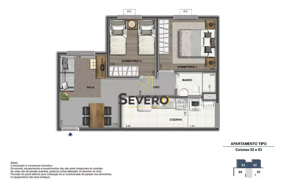 Apartamento, 2 quartos, 55 m² - Foto 32