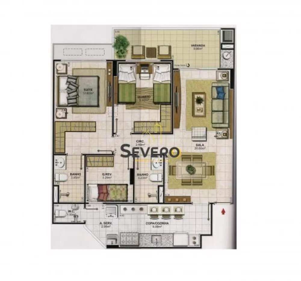 Apartamento, 2 quartos, 85 m² - Foto 7