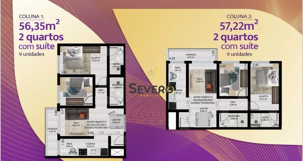 Apartamento, 2 quartos, 57 m² - Foto 7