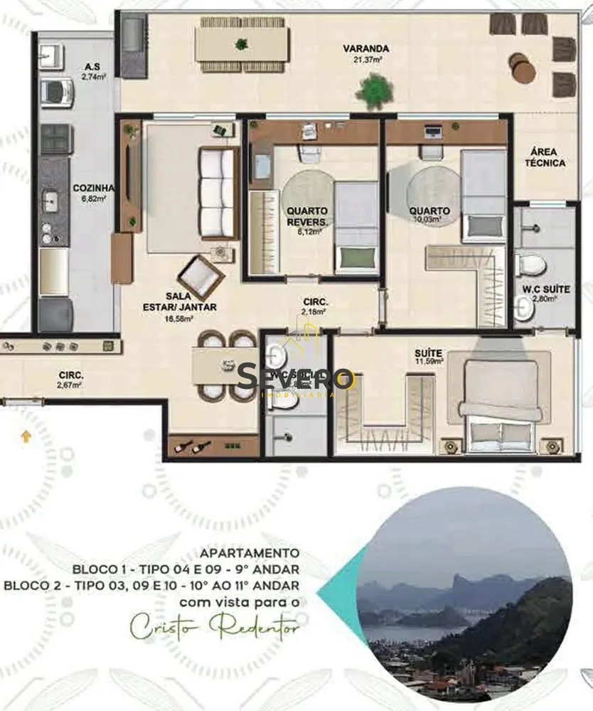 Apartamento, 3 quartos, 96 m² - Foto 52