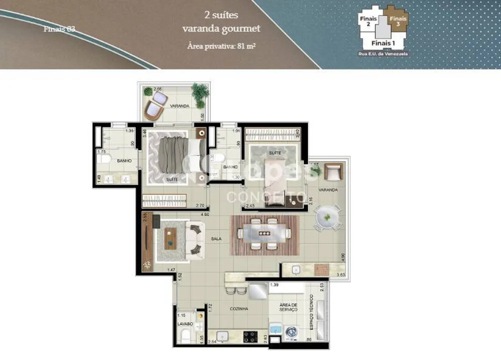 Apartamento, 2 quartos, 82 m² - Foto 12