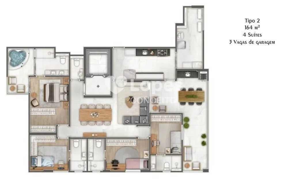 Apartamento, 3 quartos, 126 m² - Foto 12