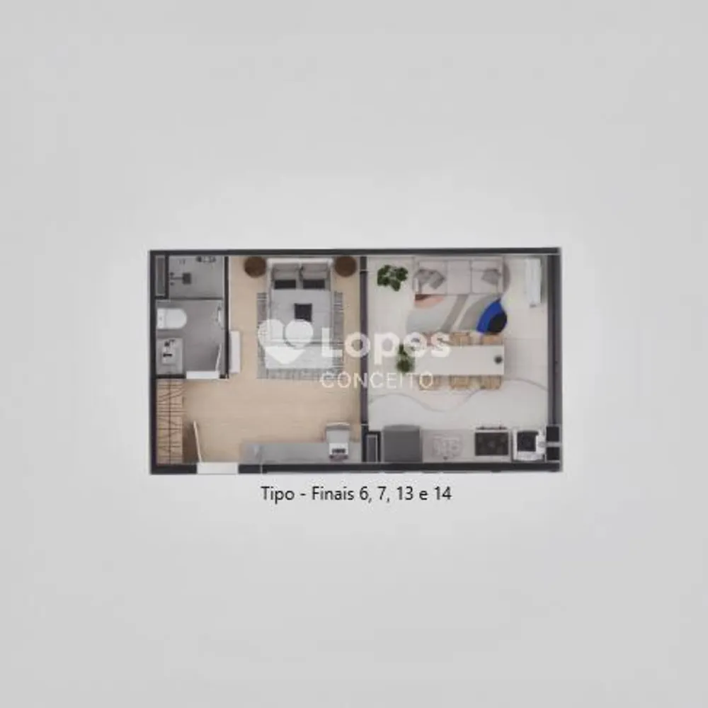 Apartamento, 1 quarto, 35 m² - Foto 10