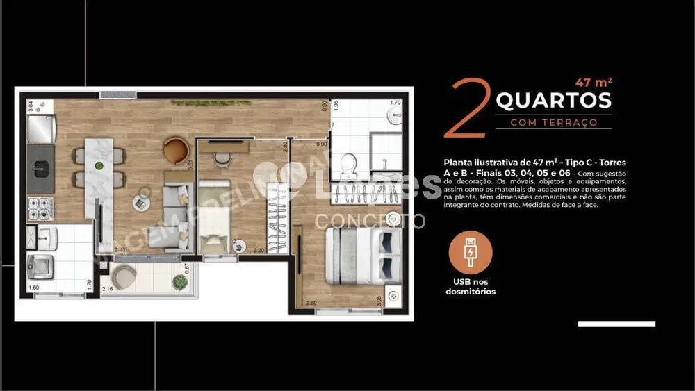 Apartamento, 2 quartos, 55 m² - Foto 13