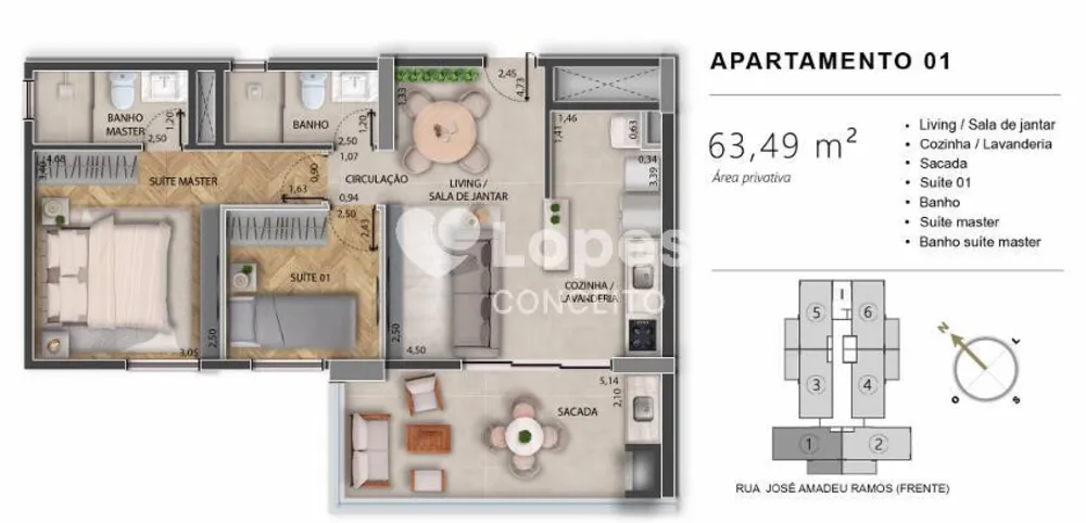 Apartamento, 2 quartos, 63 m² - Foto 11