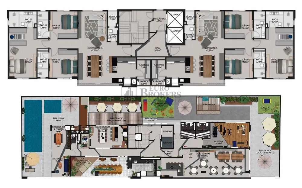Apartamento, 3 quartos, 130 m² - Foto 4